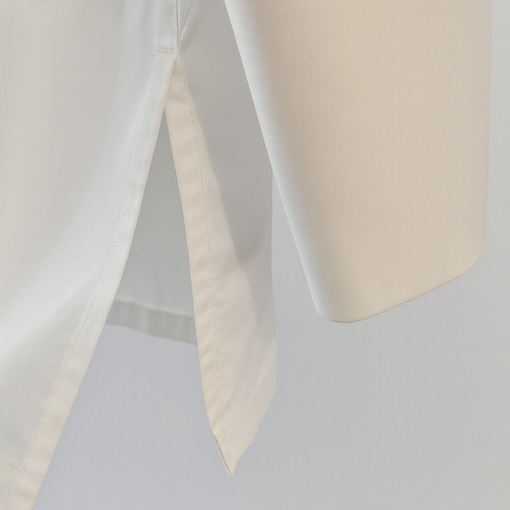 Coldwater Creek White Embroidered Blouse Preppy Old Money Career Academia - Picture 5 of 7